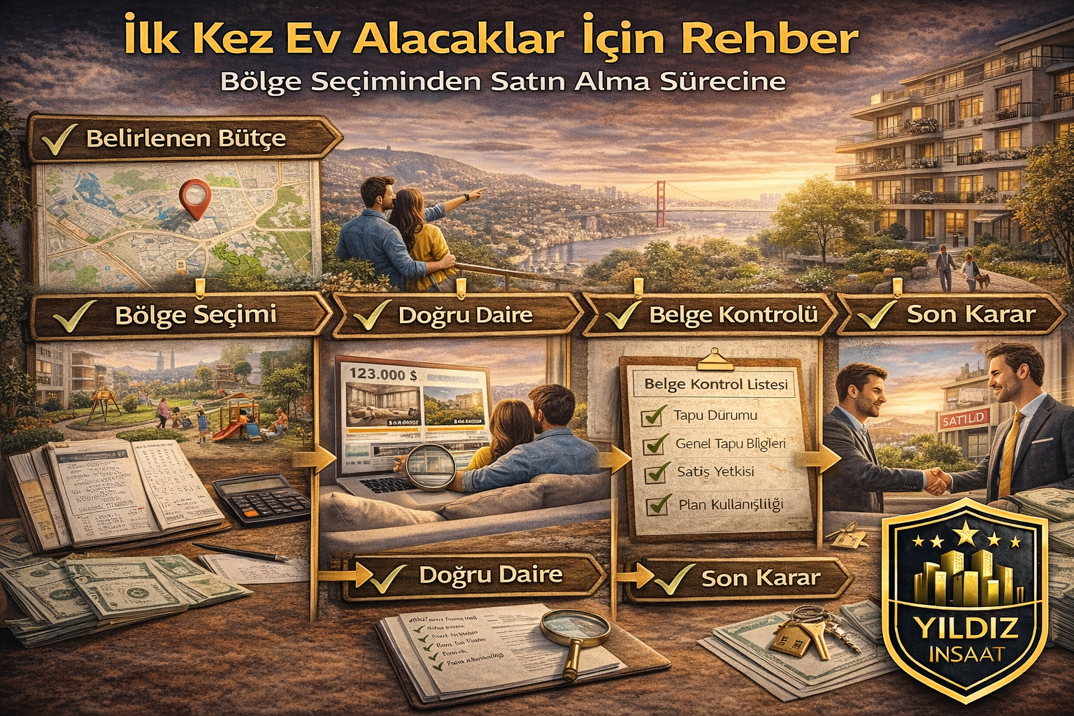 İlk Kez Ev Alacaklar İçin Rehber: Bölge Seçiminden Satın Alma Sürecine