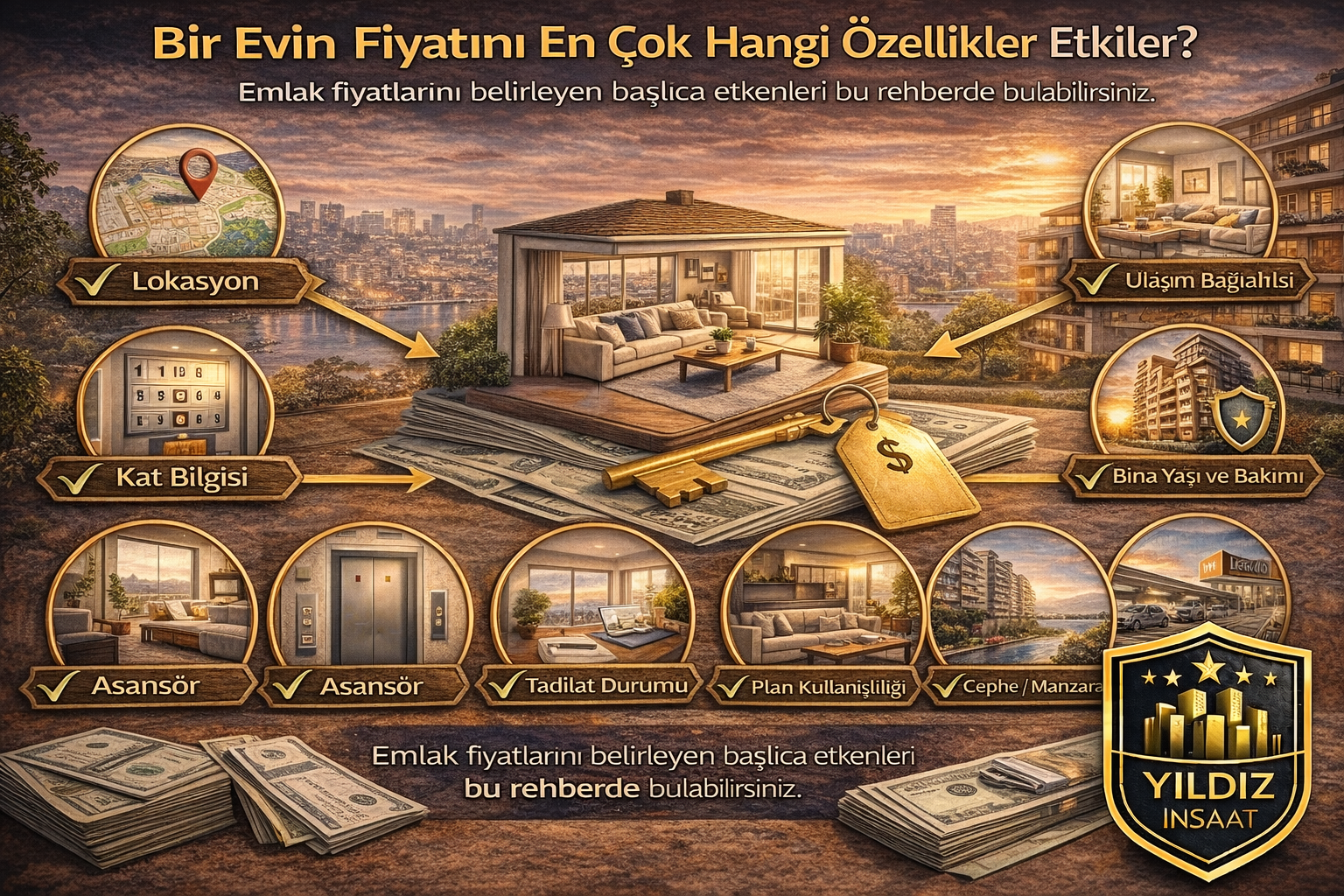 Bir Evin Fiyatını En Çok Hangi Özellikler Etkiler?
