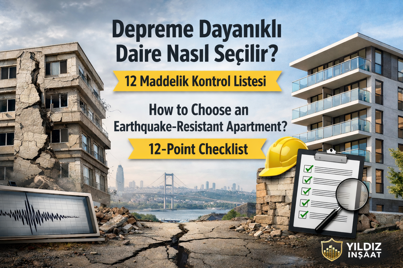 İstanbul’da Depreme Dayanıklı Daire Nasıl Seçilir? 12 Maddelik Kontrol Listesi (2026)